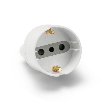 Schuko to Small Plug Adapter 10A
