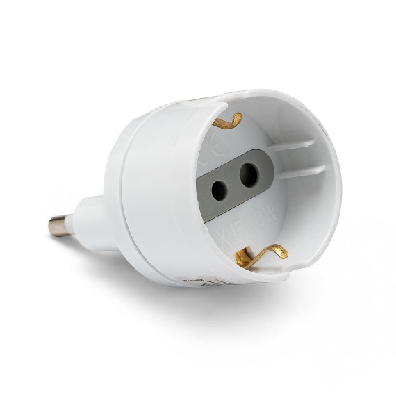 Schuko to Large Plug Adapter 16A