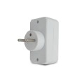 Biplite frontale con 2 prese francesi 2P+T 16A