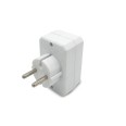 Multipresa tripla con 3 prese elettriche frontali, 3 x 6A, standard francese