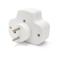 French power strip with 2 inputs 2P+T 16A with switch