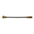Flexibler Kabelbiegeführungskopf aus Edelstahl. Für Kabelzugsonden.ODER6 mm