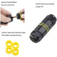 Conector de unión impermeable de 3 pines, IP68