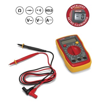 7-in-1 digital tester with probes, protective case and... 2