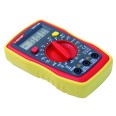 7-in-1-Digitaltester mit Messspitzen, Schutzgehäuse und hintergrundbeleuchtetem Display