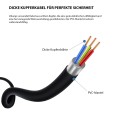 Domestic cable reel 4 standard Schuko sockets, H05VV-F3G1.0MM2 cable, 10M, CE