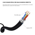 Haushaltskabeltrommel mit 4 Steckdosen, H05VV-F3G1.0MM2 Kabel, 10 m, CE-zertifiziert