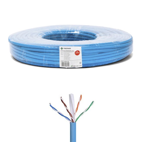 Cavo di rete CAT6 UTP 25mt in matassa