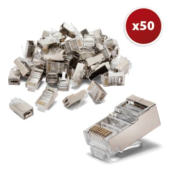 50 CAT6 FTP Crimp Connectors - Shielded 2