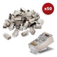 50 CAT6 FTP Crimp Connectors - Shielded