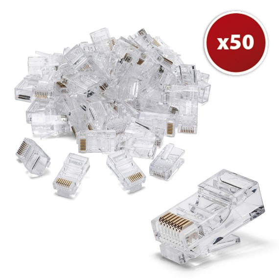 50 CAT6 UTP Crimp-Steckverbinder