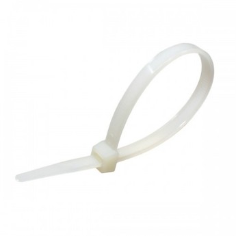 Fascette bianche in nylon 2,5x200 - 100pz