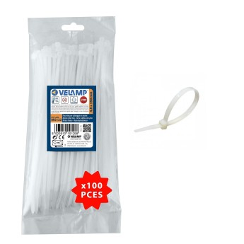Weiße Nylon-Kabelbinder 4,8 x 350 mm – 100 Stück 2