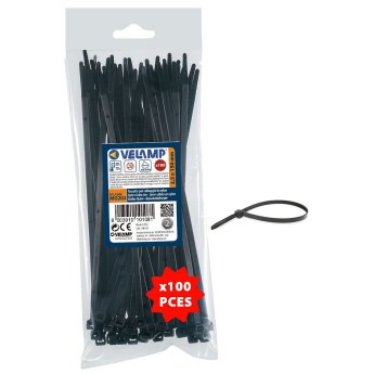 Fascette nere in nylon 2,5x150 - 100pz 2
