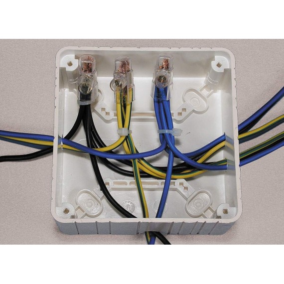 Single-pole terminals 2.5mm2, 10-pole strip