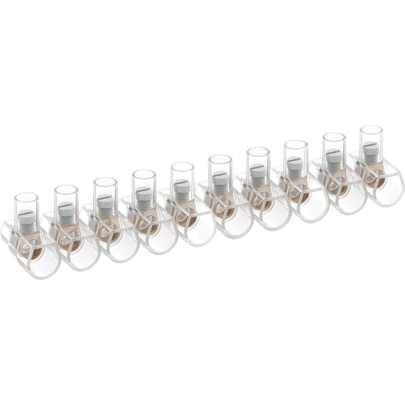 6mm2 single-pole terminals, 10-pole strip