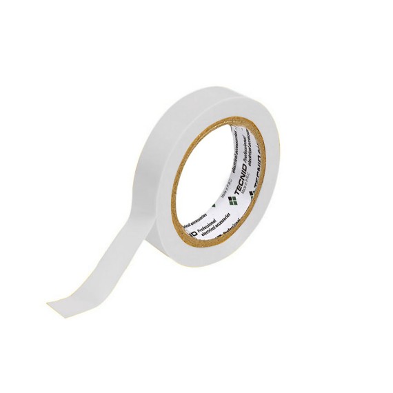 PVC-Isolierband, 0,13 mm dick, 25 mm x 25 m. Weiß