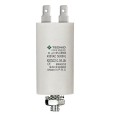 Condensatore di spunto per motori elettrici, 450V, capacità: 8µF, 4 pin / M8