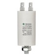 Starting capacitor for electric motors, 450V, capacity: 12µF, 4 pin / M8