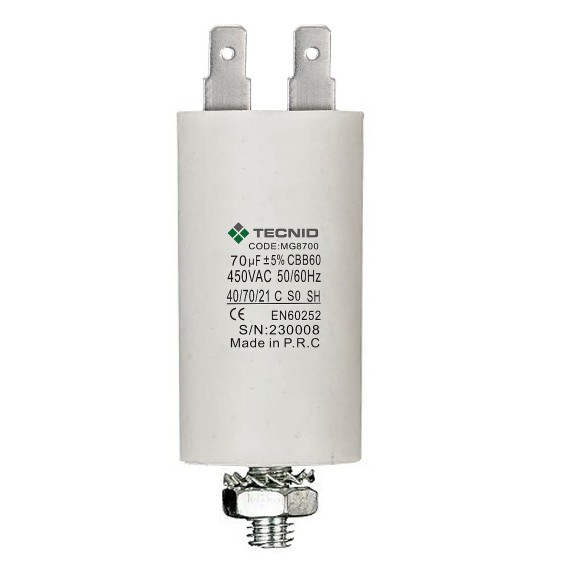 Anlaufkondensator für Elektromotoren, 450 V,...