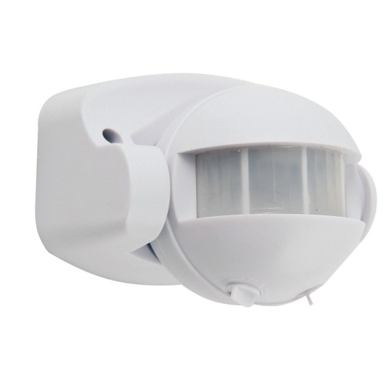 Détecteur de mouvement compact IP44. Blanc.