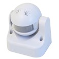 Détecteur de mouvement compact IP44. Blanc.