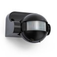 Détecteur de mouvement compact IP44. Noir.