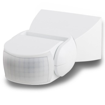 Ultra-compact IP65 motion detector. White