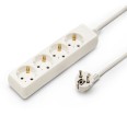 Standard Schuko 4x16A power strip, 1m long cable, H05VV-F3G1.0MM2, CE