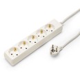 Standard Schuko 5x16A power strip, 1m long cable, H05VV-F3G1.0MM2, CE