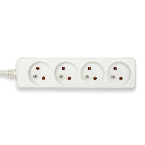 French power strip 4x16A, 1m long cable,...