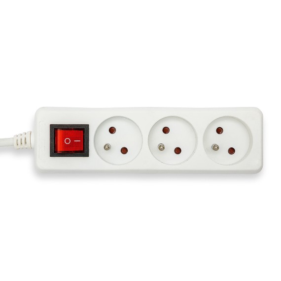 French power strip 3x16A, with switch, 1m long...
