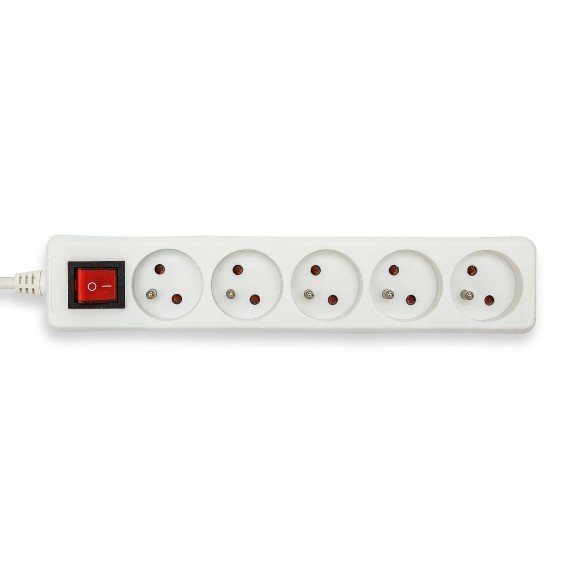 Französische Steckdosenleiste 5x16A, mit...