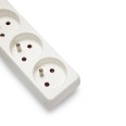 Französische Steckdosenleiste 5x16A, mit Schalter, 1 m langes Kabel, H05VV-F3G1.0MM2, CE, NF