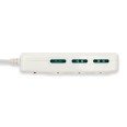 Multipresa 9 posti: 3 prese Schuko bivalenti 10/16A + 6 prese bivalenti 10/16A. Cavo 1,5m, interruttore luminoso e spina angolar