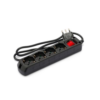 4-way multipurpose Schuko power strip + 10/16A with...