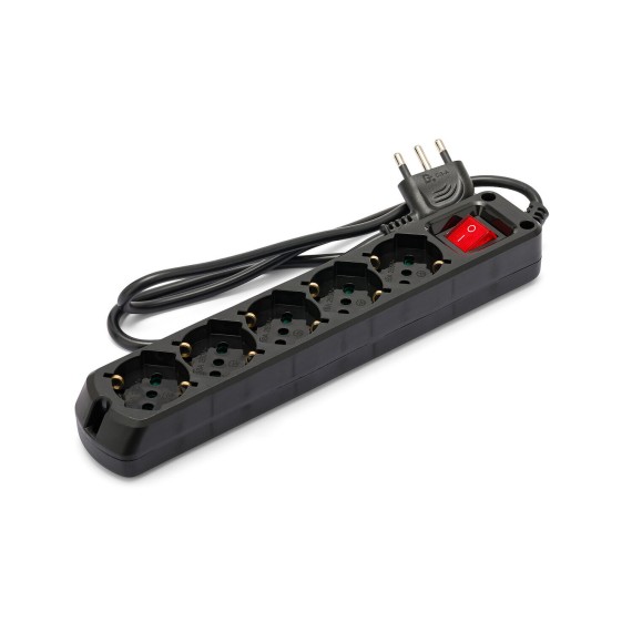 5-way multipurpose Schuko power strip + 10/16A...