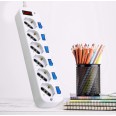 6-Way 10/16A Schuko Power Strip
