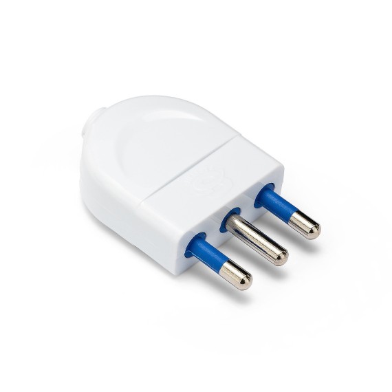 Flying plug, straight, 16A, 2P+T