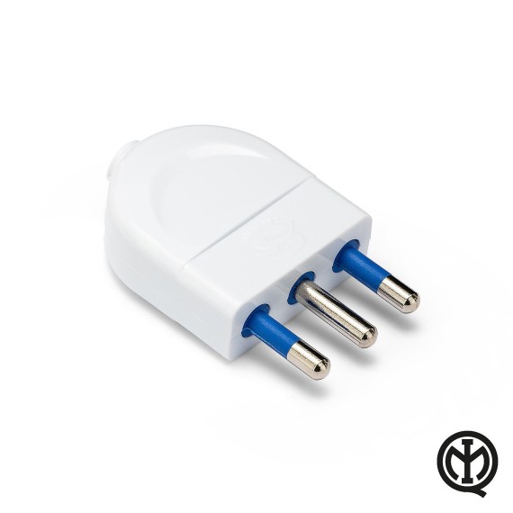 Flying plug, straight, 16A, 2P+T