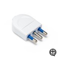 Flying plug, straight, 16A, 2P+T