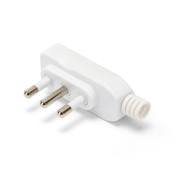 Square Plug, 90°, 2P+T, 16 A, Space Saving