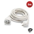 Cable de extensión eléctrico estándar francés, 5 metros, 16 A, H05VV-F3G1.5MM2, NF, CE