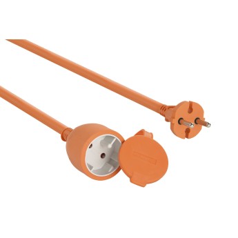 20m Garden Extension Cord, 2-Pin European Plug and...