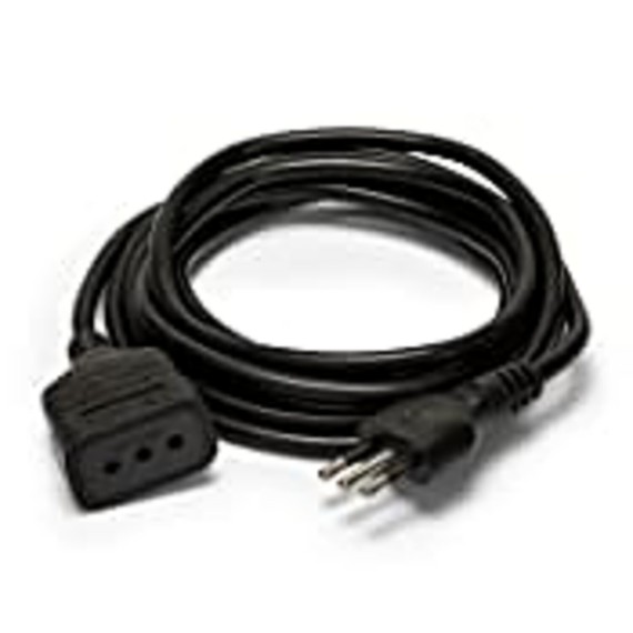 Cable alargador de 5 m, enchufe y toma de 10 A,...