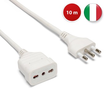 10 m Verlängerungskabel, 16-A-Stecker und -Buchse, 3 AWG... 2