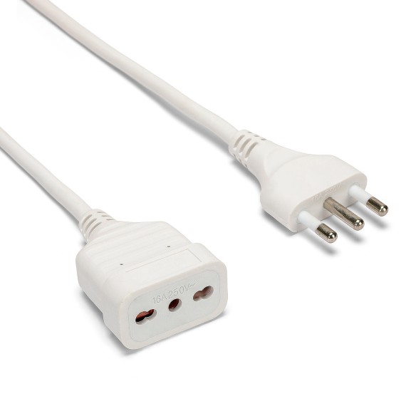 Cable alargador de 3m: enchufe 16A y toma...