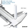 Rallonge de 5 m : prise et fiche 16 A (Schuko + 10/16 A), blanche. Câble 3G 1,5 mm².