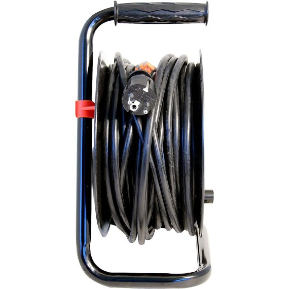 DIY Cable Reel 4 Standard Schuko Sockets,...
