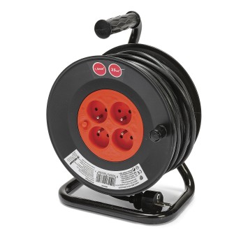 DIY Electric Cable Winder, 4 French Sockets and Plug,...